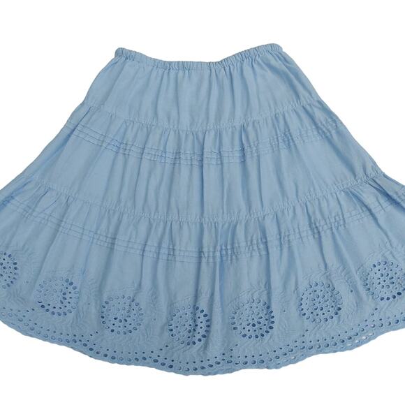 Mini Boden flared eyelet peasant skirt - Picture 1 of 9